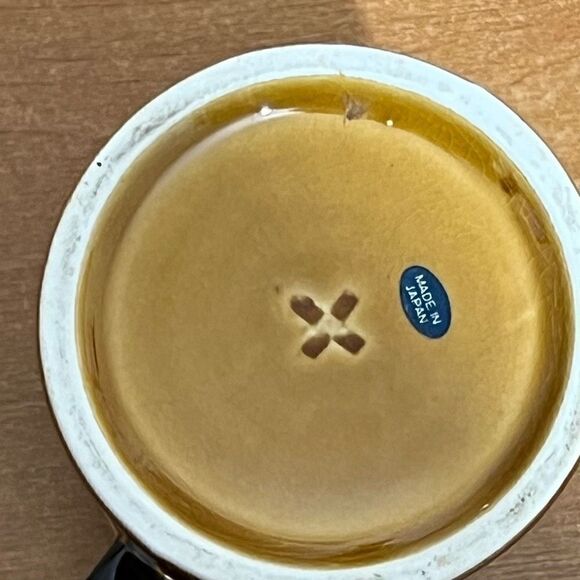 Vintage Hand Painted Japanese Beer Stein Stagecoach Coffee Mug Dickens Days - Picture 6 of 7